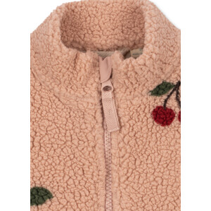 Konges Sløjd Teddyfleecejacke Jody Ma Grande Cerise