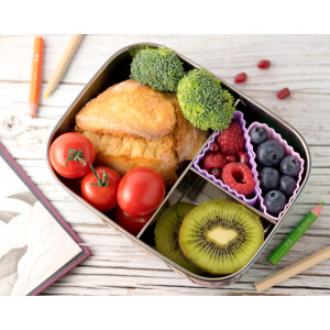 Lekkabox  Bento Förmchen 4er Set Rosa Triangle Cups