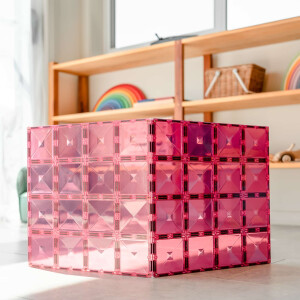 Connetix Magnetbausteine Base Plate Pink & Berry 2-tlg