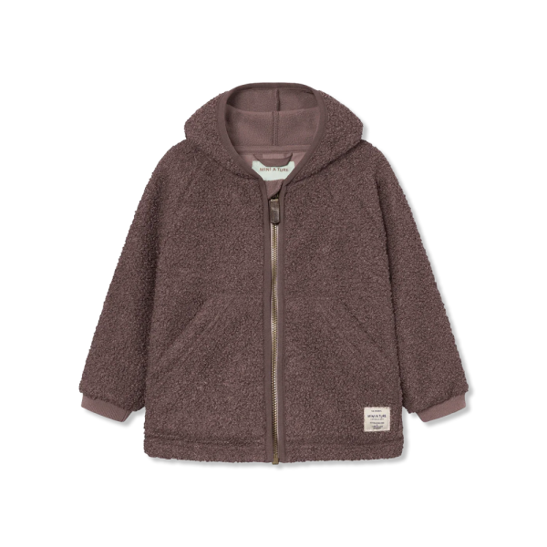 MiniATure Teddyfleecejacke mit Zipfelkapuze Matliff