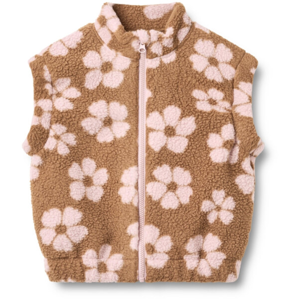 Wheat Fleece Weste Selina