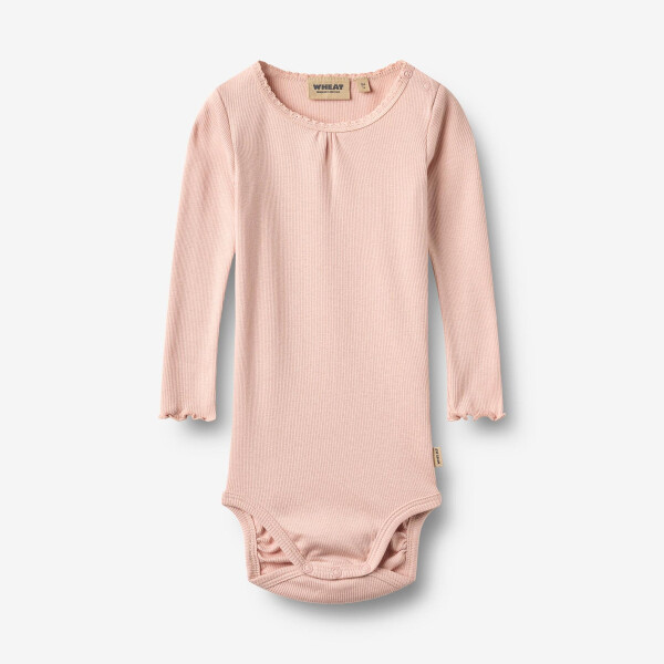 Wheat Rippstrick-Langarm Babybody Lotta