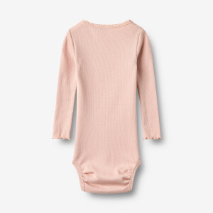 Wheat Rippstrick-Langarm Babybody Lotta