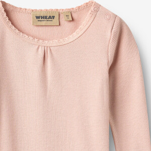 Wheat Rippstrick-Langarm Babybody Lotta