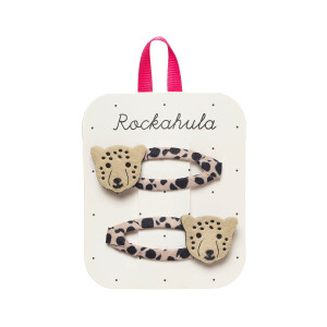 Rockahula Haarspangen 2 Stück Lottie Leopard