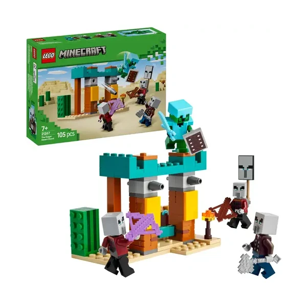 LEGO Minecraft Die Illager-Wüstenpatrouille 21267
