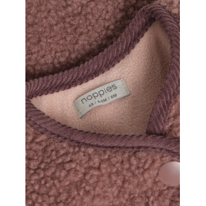 Noppies Baby Teddyjacke Rose Taupe