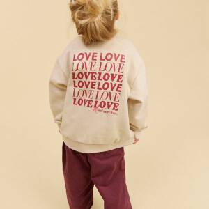 Wheat Sweatshirt Emerson Love-Print