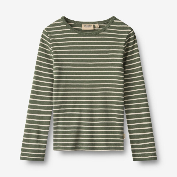 Wheat Longsleeve Stig Dark Green Bio