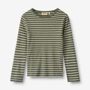 Wheat Longsleeve Stig Dark Green Bio