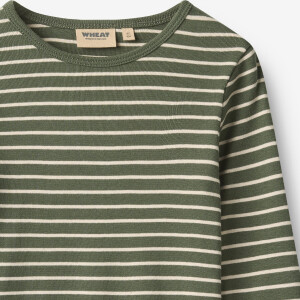Wheat Longsleeve Stig Dark Green Bio