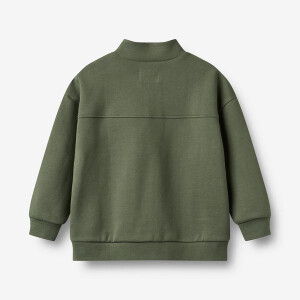 Wheat Sweatshirt Matteo Half-Zip Bio