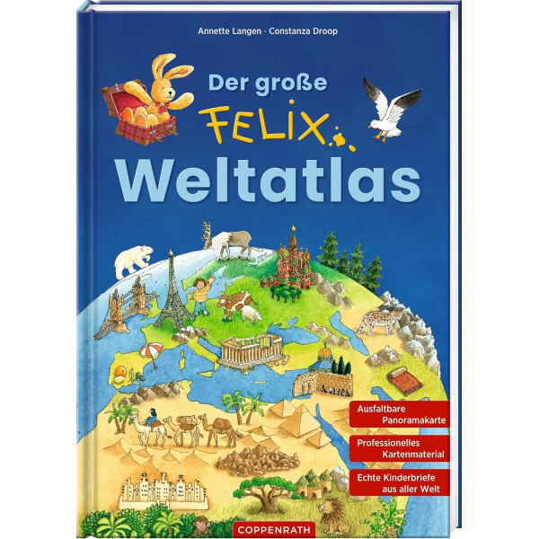 Coppenrath Der große Felix-Weltatlas -  Annette Langen