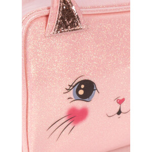 Konges Sløjd Kulturtasche Cat Cerise Glitter Pink
