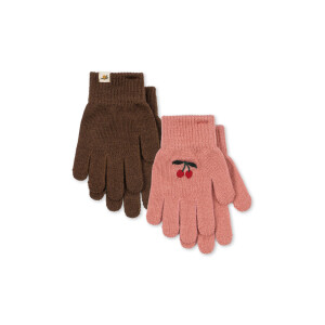 Konges Sløjd Handschuhe 2er Set Filla Cherry