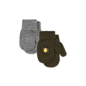 Konges Slojd Fäustlinge 2er Set Filla Lemon