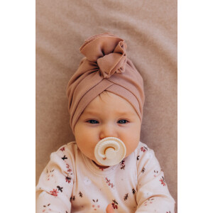 Wooly Organic Turbanmütze Ruffle