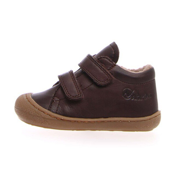 Naturino Lauflernschuh Cocoon Klett Wolle Dark Brown