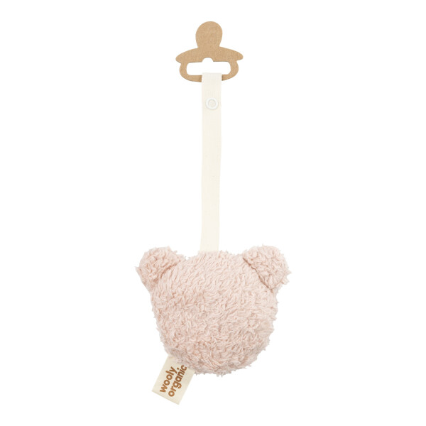 Wooly Organic Schnullertier Teddy Rosa
