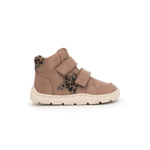 Telyoh Barefoot Stiefel Dusty Rose/Leo Lammfell TEX