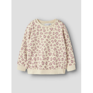 Name it Fleece Sweatshirt Davina Sand Leo
