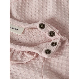 Lil Atelier Langarmbody mit Rüschenkragen