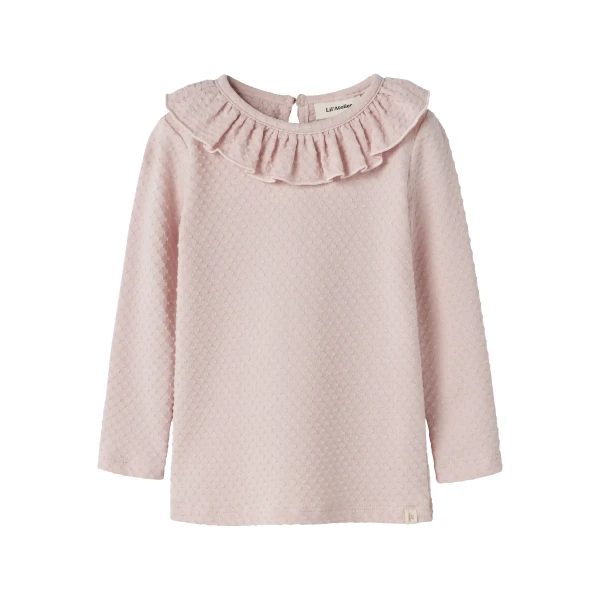 Lil Atelier Langarmshirt mit Rüschenkragen