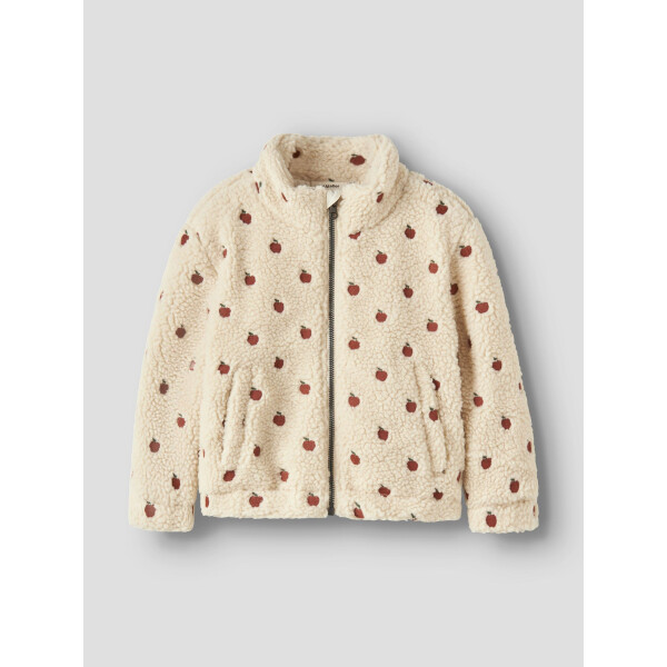 Lil Atelier Teddy Jacke Apple