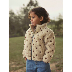 Lil Atelier Teddy Jacke Apple