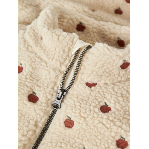 Lil Atelier Teddy Jacke Apple