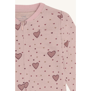Hust & Claire Strampler Wolle Hearts Puff