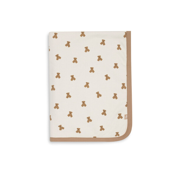Jollein Decke Mini Teddy Bear Little Waffle/Fluffy 75x100