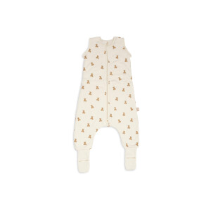Jollein Winterschlafsack mit Füßen und abnehmbaren Ärmeln Mini Teddy Bear