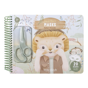 Little Dutch Scrapbook mit Schere Safari Friends