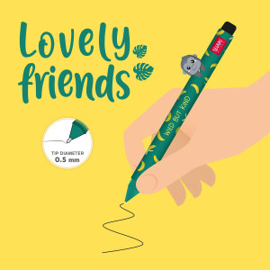 Legami Gelstift mit Tierdeko - Lovely Friends Gorilla