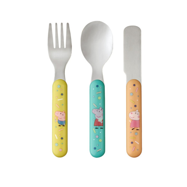 Petit Jour Paris 3-teiliges Besteckset Peppa Pig
