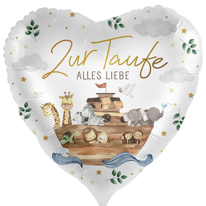Premioloon Ballon Herz Arche "Alles Liebe zur...