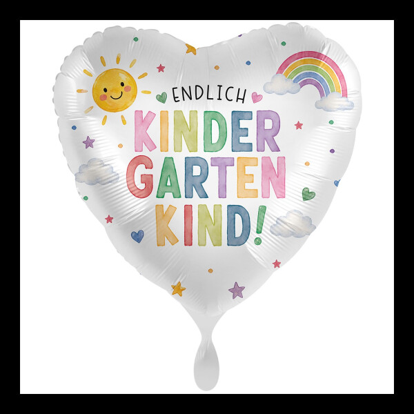 Premioloon Ballon Herz Endlich Kindergartenkind