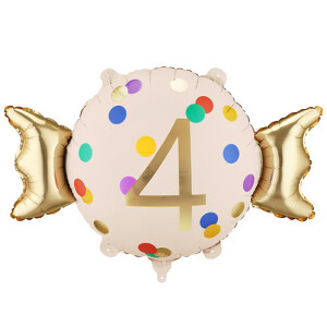Party Deco Folienballon Bonbon Zahl