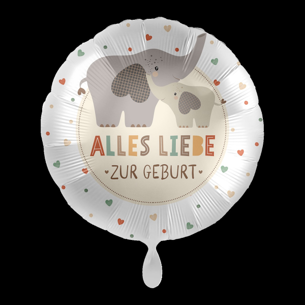 Premioloon Ballon Elefant Zur Geburt