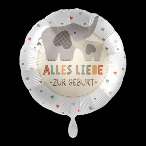Premioloon Ballon Elefant Zur Geburt