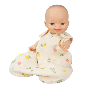 Heless Musselin Puppen-Schlafsack Freche Früchtchen