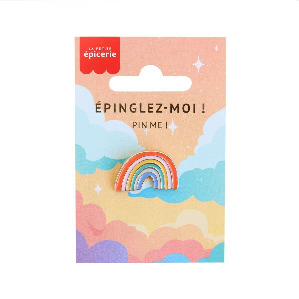 La Petite Épicerie Emaille-Pin Regenbogen