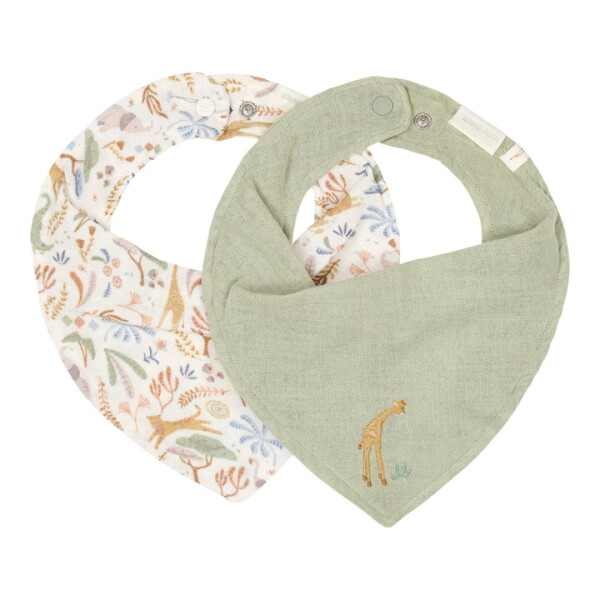 Little Dutch 2er-Pack Bandana-Lätzchen - Safari