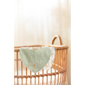 Little Dutch 2er-Pack Bandana-Lätzchen - Safari