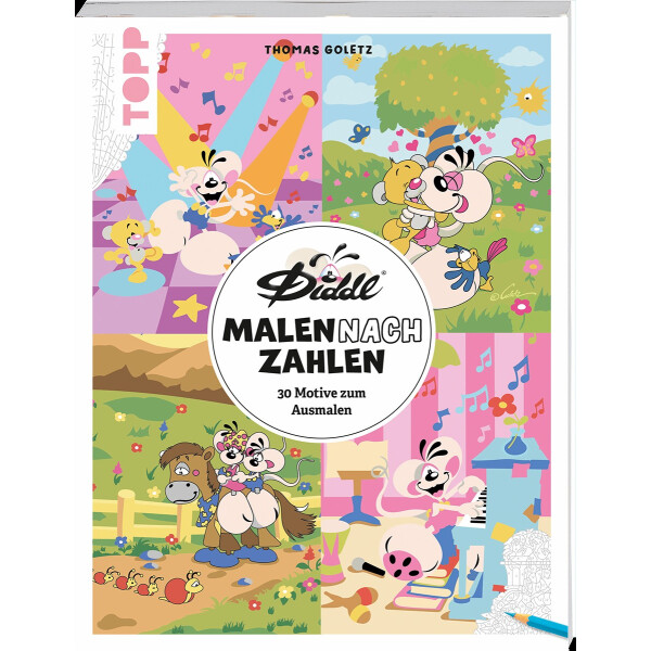 Diddl Malbuch Malen nach Zahlen