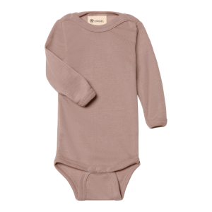 Engel Natur Langarmbody Wolle/Seide Bio dusty rose