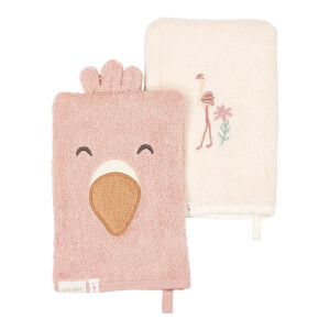 Little Dutch Waschlappen-Set Flamingo