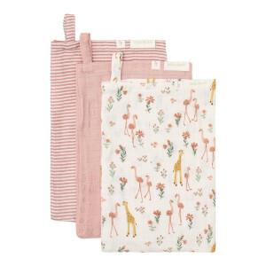 Little Dutch Waschlappen Blooming Safari 3er-Set