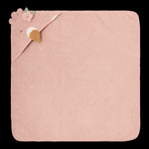 Little Dutch Badetuch mit Kapuze Flamingo 75x75